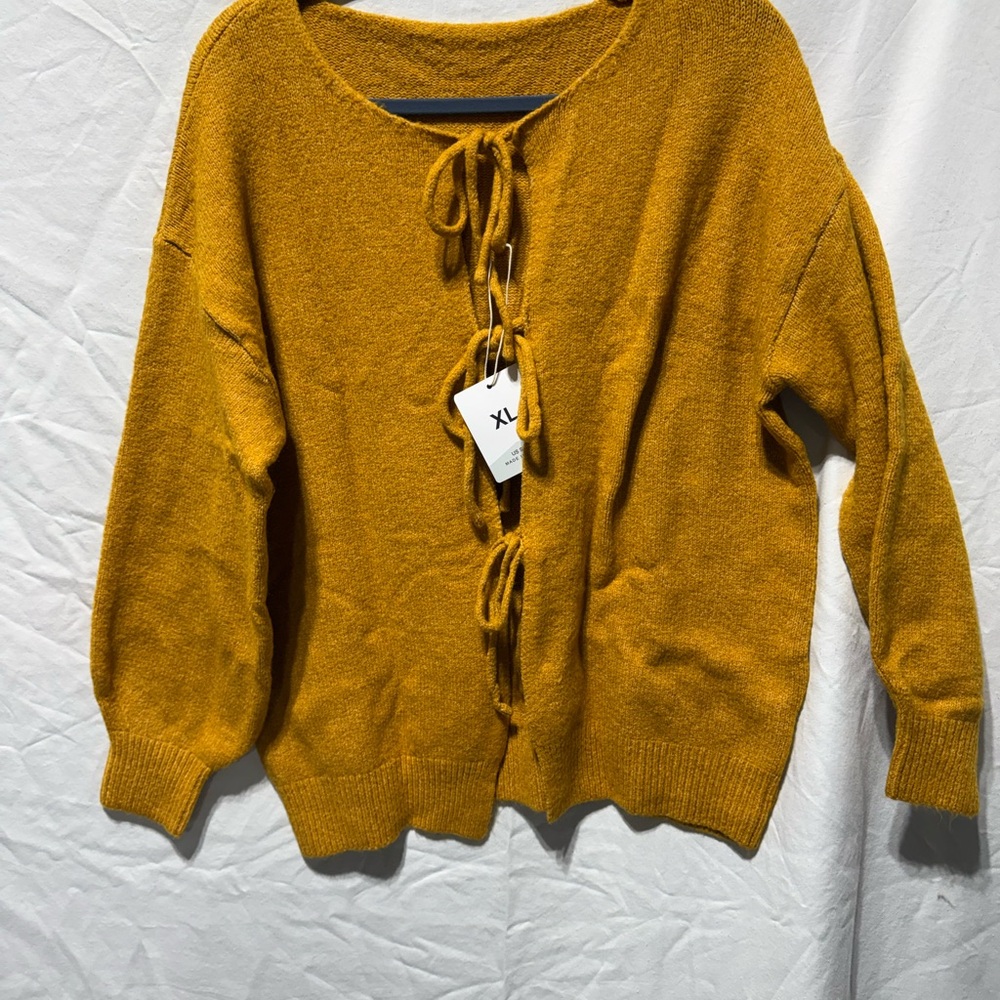 Mustard Yellow Women's Sweater